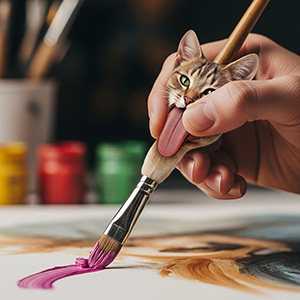 قلمو زبان گربه ای چیست