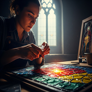 رقیق کردن رنگ ویترای خشک شده