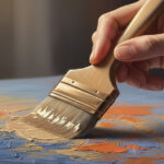 پاک کردن رد قلمو رنگ اکریلیک