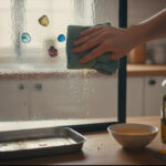 نحوه پاک کردن رنگ روغن از شیشه مشجر