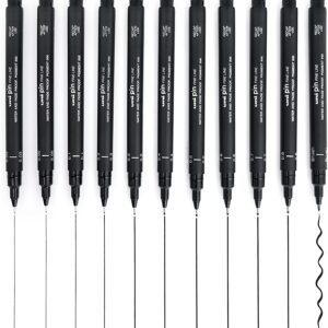 ست راپید یونی پین با ماژیک براش ۱۲ تایی