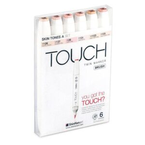 قیمت ست ماژیک تاچ براش رنگ پوست روشن شین هان