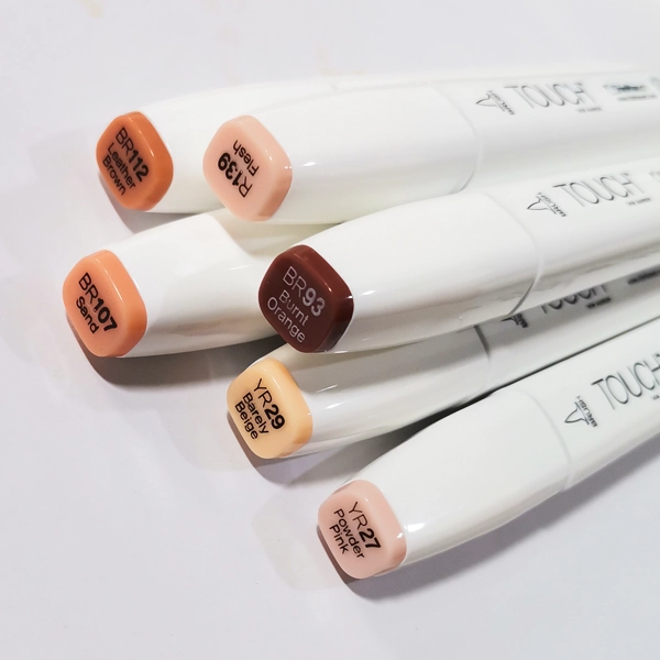 ست ماژیک تاچ براش رنگ پوست تیره شین هان - Image 3