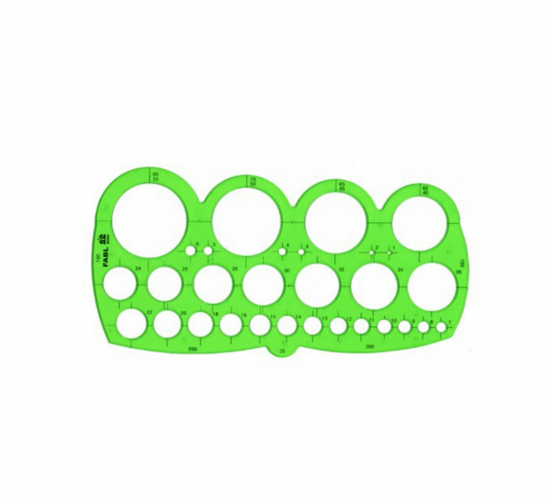 قیمت شابلون دایره فابل